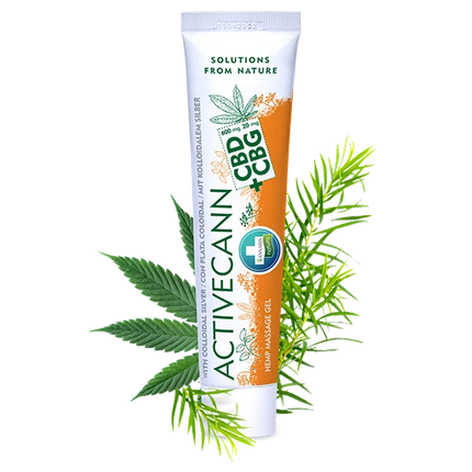 Activecann CBD+CBG – Crema-Gel de Masaje para Músculos y Articulaciones 75 ml – Alivio y Recuperación Natural | Taboga CBD