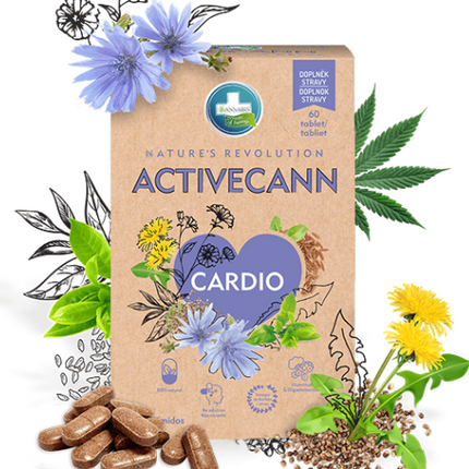 Activecann Cardio – Suplemento Alimenticio para un Corazón Sano 60 Pastillas – Salud Cardiovascular Natural | Taboga CBD