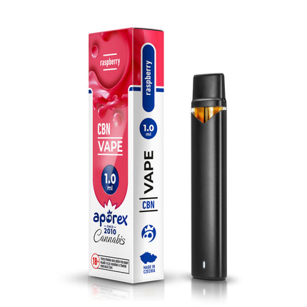 VAPER DESECHABLE CBD 90% FRAMBUESA 1ml  - APOREX
