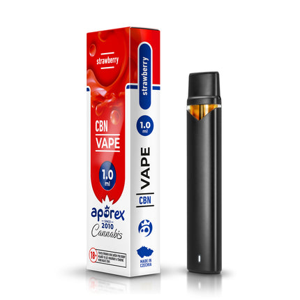 VAPER DESECHABLE CBD 90% FRESA 1ml  - APOREX