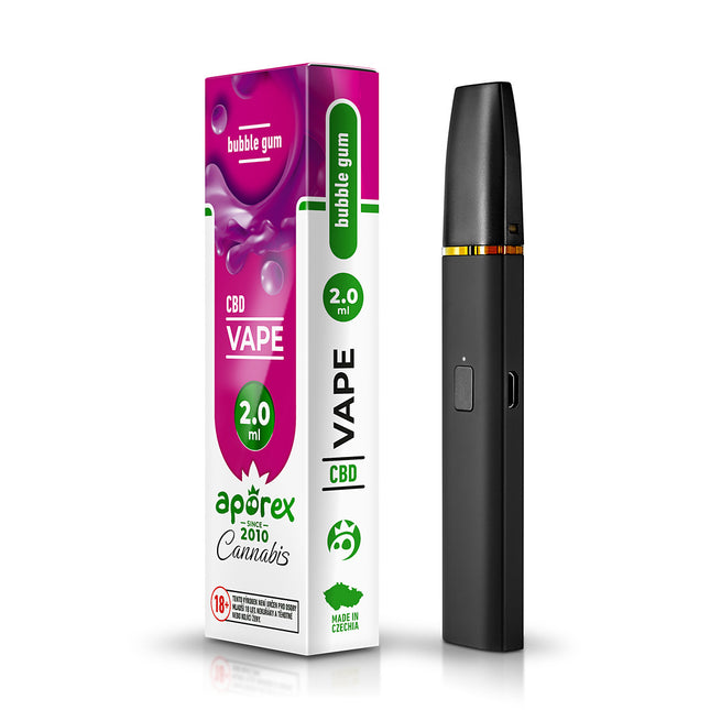 VAPER DESECHABLE CBD 90% 2ml BUBBLE GUM - APOREX