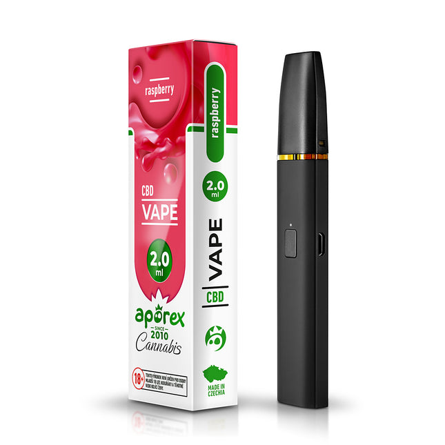 VAPER DESECHABLE CBD 90% FRAMBUESA 2ml  - APOREX