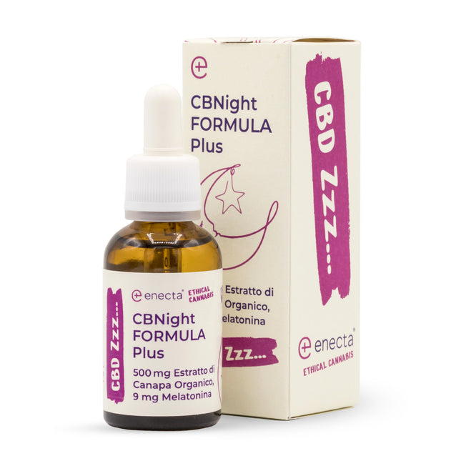 CBNight Formula Plus – CBD + CBN + Melatonina 500 mg – Sueño y Descanso Natural | Taboga CBD