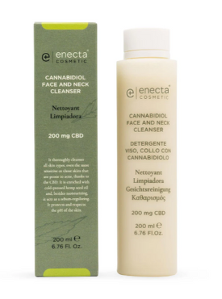 Gel limpiador facial con extracto de cáñamo – Taboga CBD