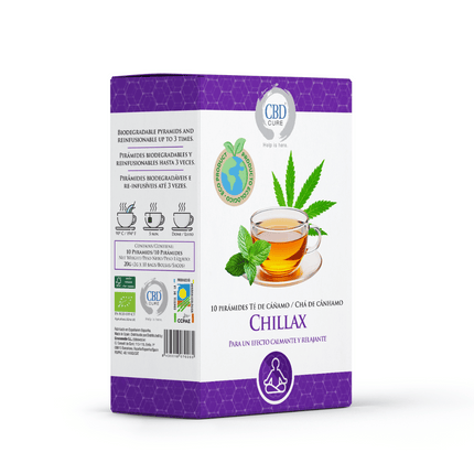 Infusión Ecológica de Cáñamo Chillax – Calmante y Relajante | Taboga CBD