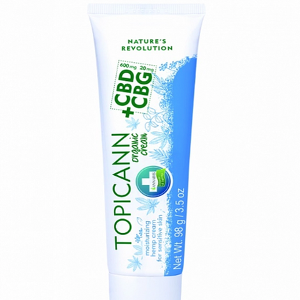 Crema cosmética Topicann con extracto de cáñamo – Taboga CBD