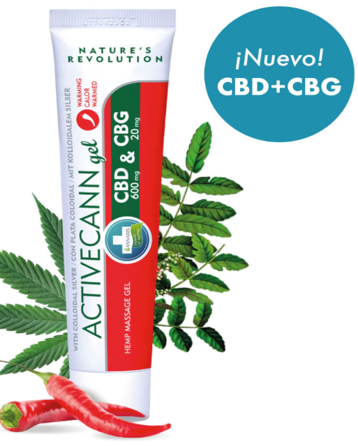 Gel cosmético con efecto calor y extracto de cáñamo – Taboga CBD