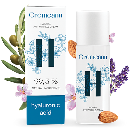 Cremcann Hyaluron – Crema Facial Antiarrugas para Pieles Maduras 50 ml – Antiedad e Hidratación Profunda | Taboga CBD