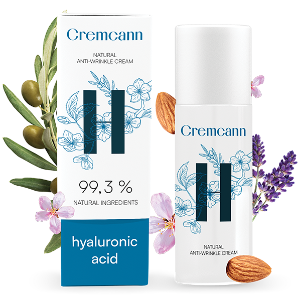 Cremcann Hyaluron – Crema Facial Antiarrugas para Pieles Maduras 50 ml – Antiedad e Hidratación Profunda | Taboga CBD