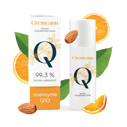 Cremcann Q10 – Crema Hidratante Facial Natural con Coenzima Q10 50 ml – Hidratación y Antioxidante Natural | Taboga CBD