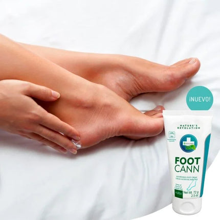 Footcann BIO – Crema Hidratante y Regeneradora para Pies Secos 75 ml – Hidratación y Cuidado Natural | Taboga CBD