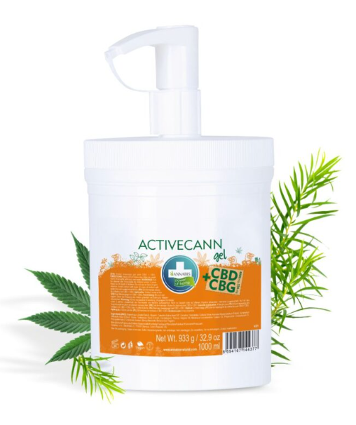 Activecann – Gel de Masaje CBD+CBG 1 L – Alivio y Recuperación Muscular Natural | Taboga CBD
