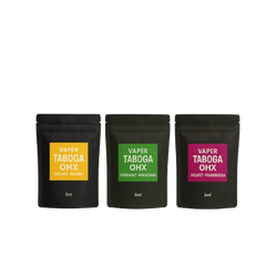 Pack ahorro 3 vapers 8-OH 2 ml Taboga OHX – sabores Solara, Verdant y Velvet