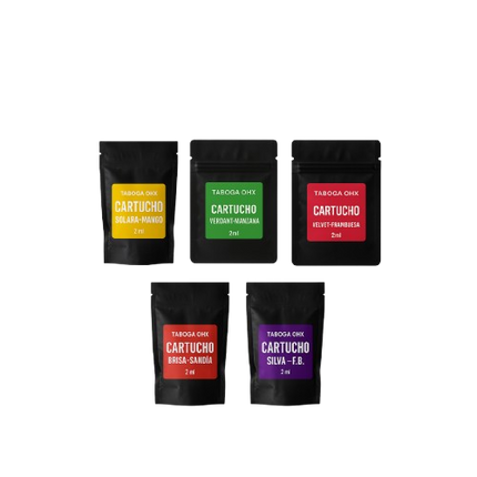 Pack 5 Cartuchos Desechables de 8-OH 2ml - Taboga OHX