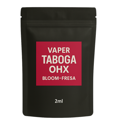 Vaper OHX Bloom Fresa Fresca 8-OH Taboga – Dispositivo natural con cannabinoides y aroma a fresa