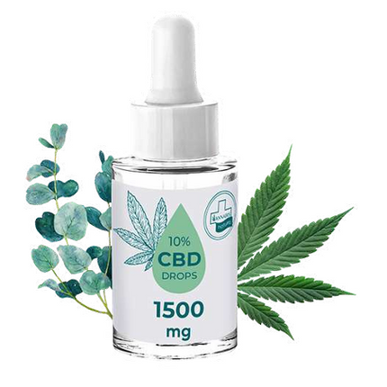CBD Drops 10% – Gotas de CBD 1.500 mg 15 ml – Bienestar y Equilibrio Natural | Taboga CBD