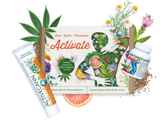 Pack Regalo Actívate – El Placer de Sentirte Activo – Bienestar y Recuperación Muscular | Taboga CBD