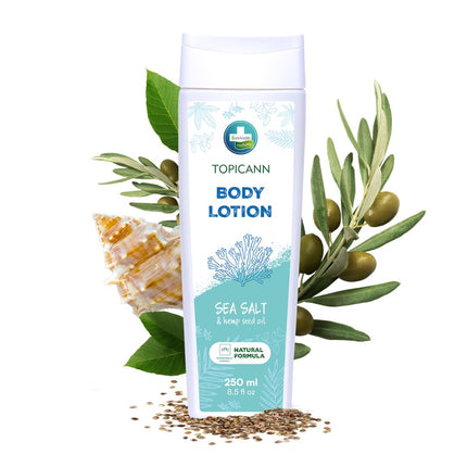 Topicann Body Milk – Hidratación Corporal para Piel Atópica 250 ml – Calma e Hidratación Profunda | Taboga CBD
