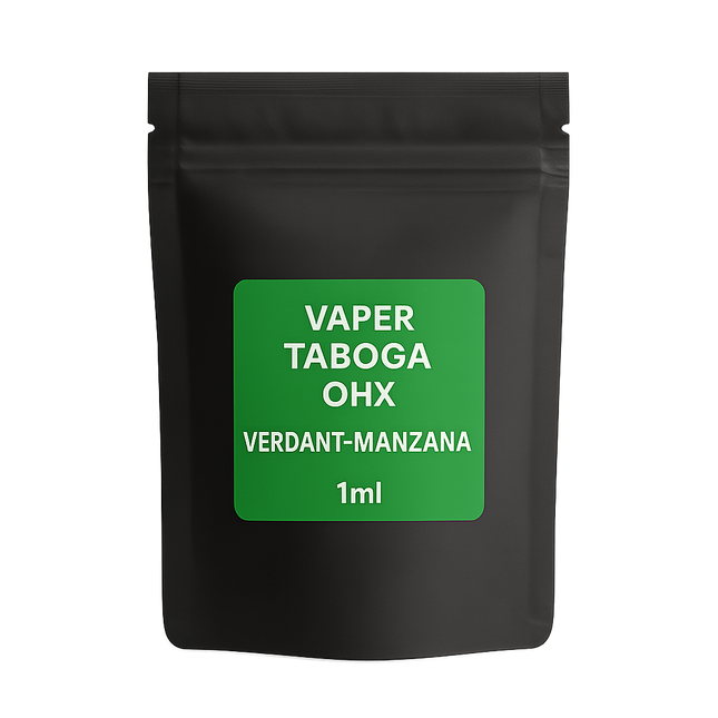 Vaper OHX Verdant Manzana 1ml Taboga – Dispositivo con 8-OH y sabor fresco a manzana verde natural